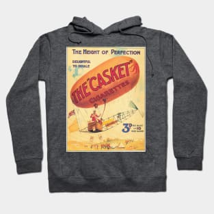 The "Casket" Cigarettes - Delightful to Inhale - Vintage Advertising Poster Design Hoodie